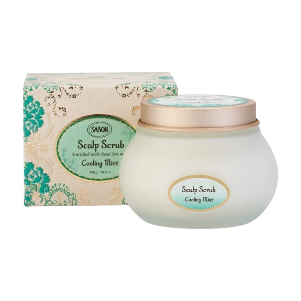 SABON 沁心薄荷死海鹽頭皮磨砂膏(300g)_國際航空版