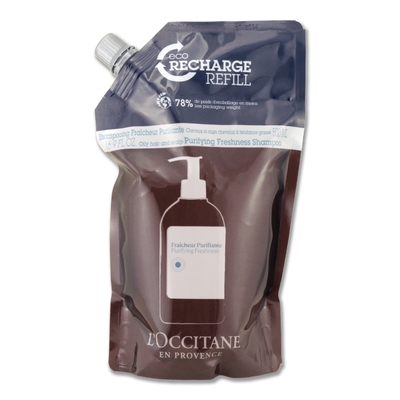 L'OCCITANE歐舒丹 L’OCCITANE 歐舒丹 草本淨涼洗髮乳補充包 500ml(百貨公司貨)
