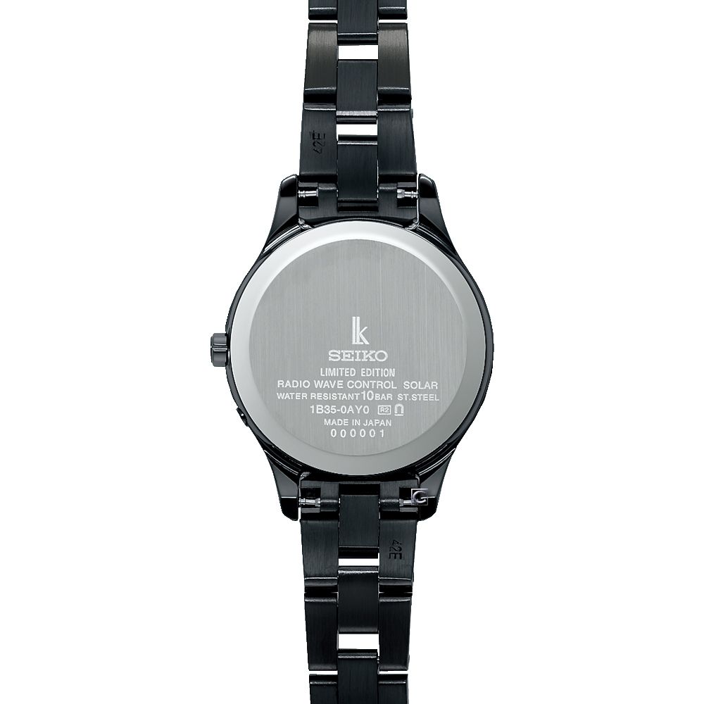 SEIKO 精工LUKIA 閃耀夏夜太陽能電波腕錶-27.5mm 1B35-0AY0P