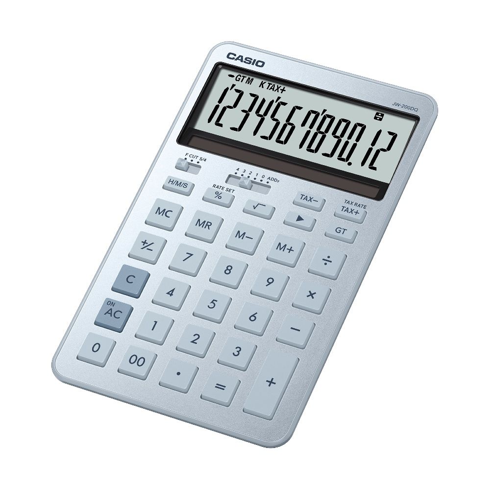 CASIO卡西歐 12位數閃耀計算機(JW-200DQ-BU)