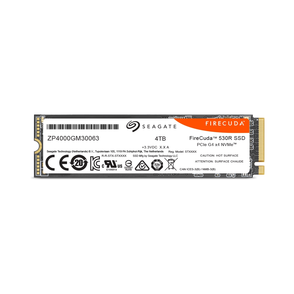 希捷SEAGATE FireCuda 530R 4TB (ZP4000GM3A063) G4×4 PCIe | Seagate