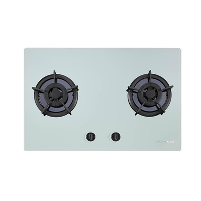 SAKURA櫻花牌 (全省安裝)櫻花雙口檯面爐白色瓦斯爐桶裝瓦斯G2623BGWL