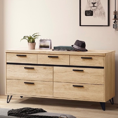 ASSARI-北美5.1尺七斗櫃(寬152x深55x高77cm)