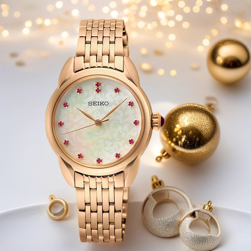 SEIKO 精工 CS 晶鑽女錶 開學購物季 送禮首選-28.7mm (SUR564P1/6N01-00P0K)_SK045
