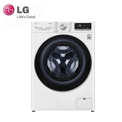 LG樂金13公斤蒸氣滾筒洗衣機(蒸洗脫)WD-S13VBW(冰磁白)