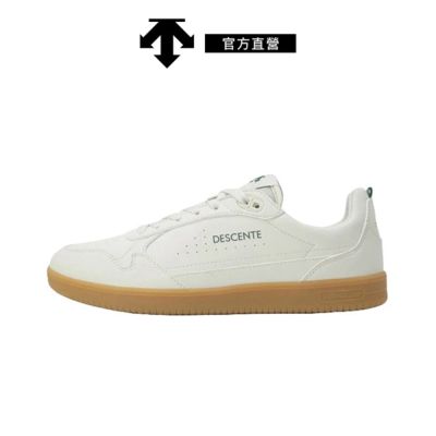 【DESCENTE】迪桑特 URBAN COURT 中性 運動休閒鞋 (奶油白色)