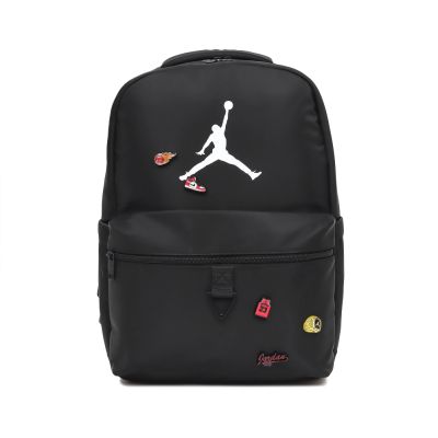 Nike 後背包 Jordan School 黑 13吋筆電包 徽章 喬丹 書包 JD2533057GS-001