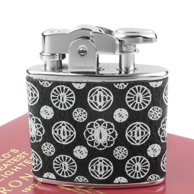 RONSON Standard系列-燃油打火機-野豬皮包覆-豬目款