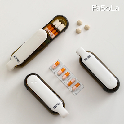 FaSoLa 便攜式防潮4格儲藥盒