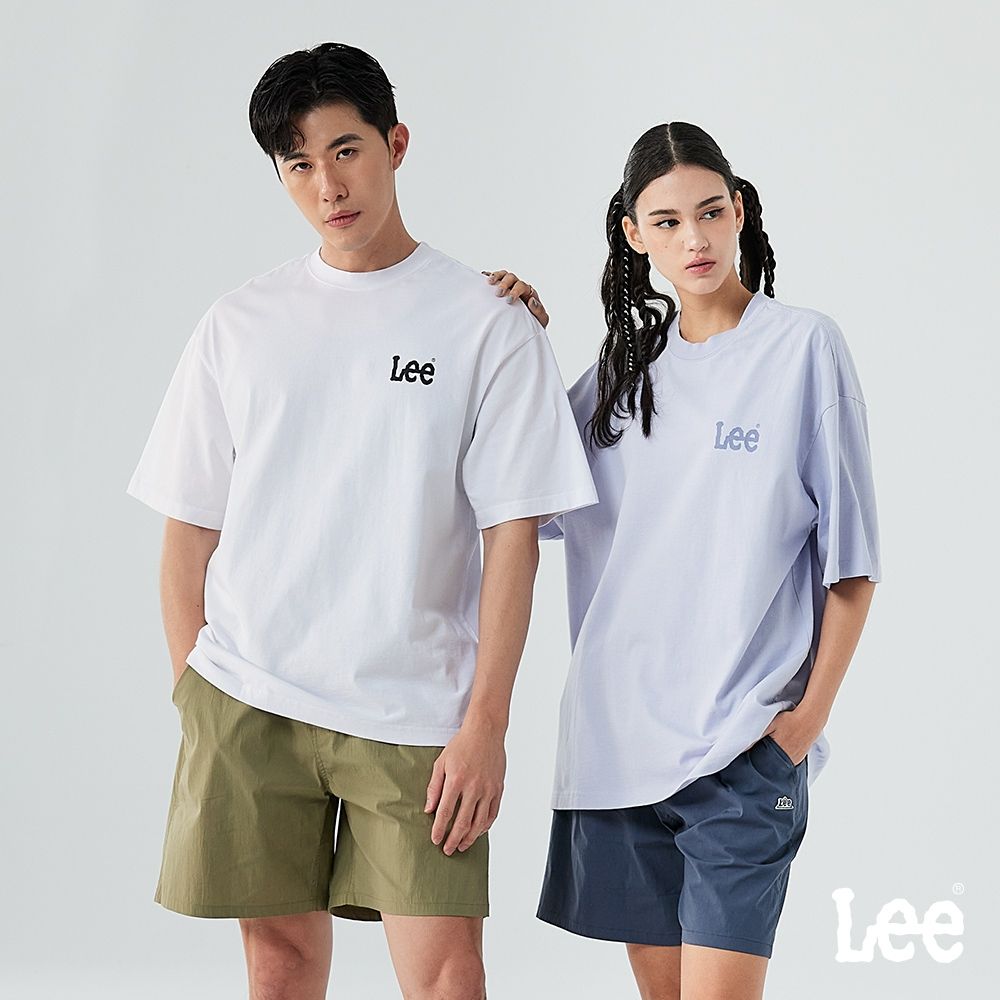 Lee 男女共版 季節性版型 休閒短褲 兩色 (藍色系)