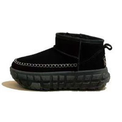 T2R-時時樂限定-真皮 麂皮 絨布 厚底內增高短靴雪靴 休閒鞋-多任選