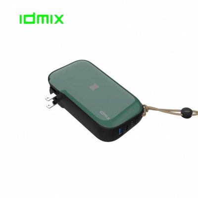 idmix MR CHARGER 10000 CH06 多功能行動電源 綠+專用萬國轉接頭(3個1組)