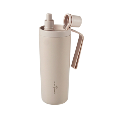 【BLACK HAMMER】鈦芯涼不鏽鋼保溫保冰吸管杯860ml-多色可選