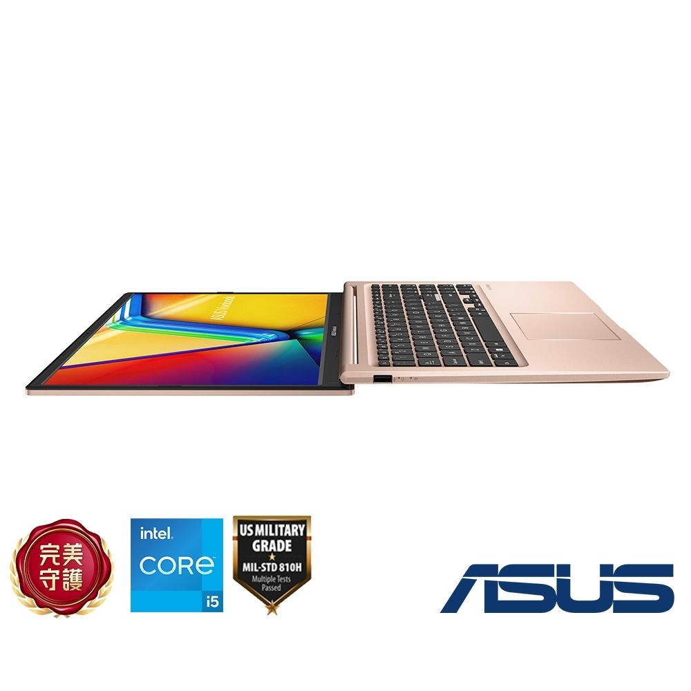 ASUS X1504VA 15.6吋筆電(i5-1334U/8GB/512GB/蜜誘金/Vivobook 15