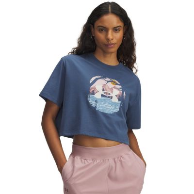 【UNDER ARMOUR】UA 女 Outdoor Graphic 短版T-shirt 多款任選