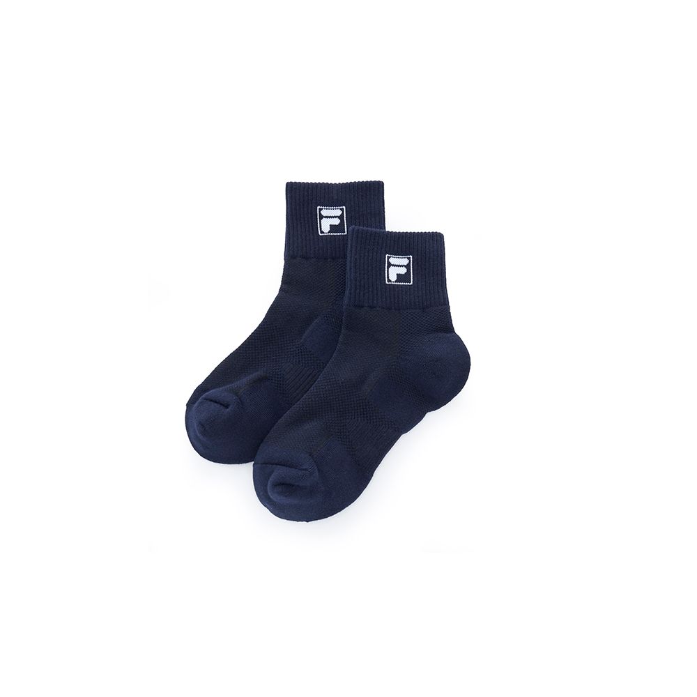 FILA 半毛巾短襪-白色 SCA-1005-WT