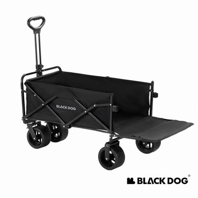 Blackdog 漫遊2.0折疊寬輪手推車 後開拖斗款 JJ047