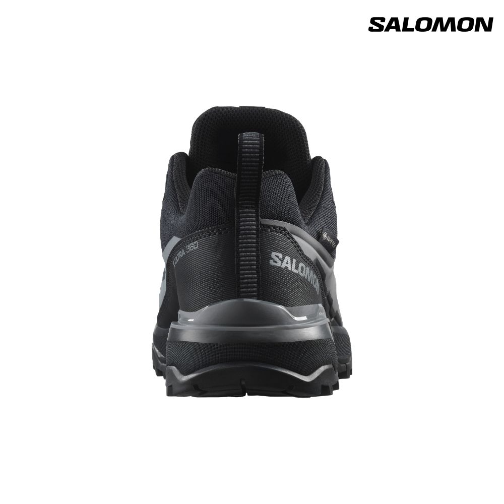 Salomon索羅門】X ULTRA 360 GORE-TEX 男款防水低筒登山鞋黑/磁鐵黑