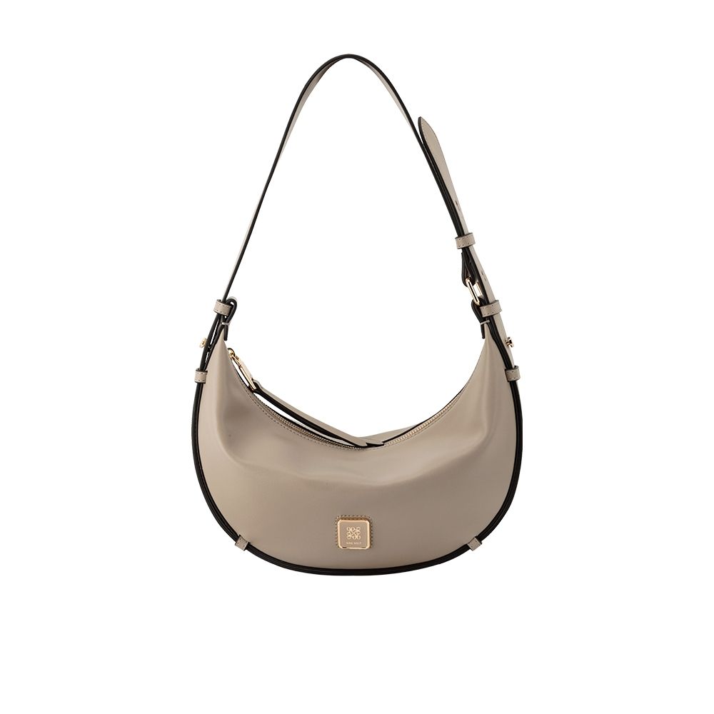 NINE WEST LARAMIE 彎月斜背包-奶茶(566773)
