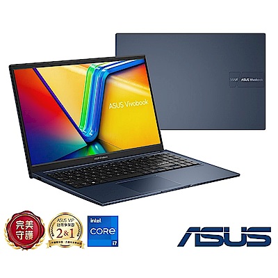 ASUS華碩 ASUS X1504VA 15.6吋筆電 (i7-1355U/8GB+8GB/1TB SSD/午夜藍/Vivobook 15)
