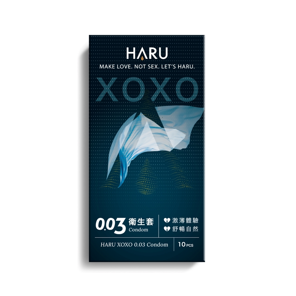【HARU含春】 XOXO 003激薄保險套10入