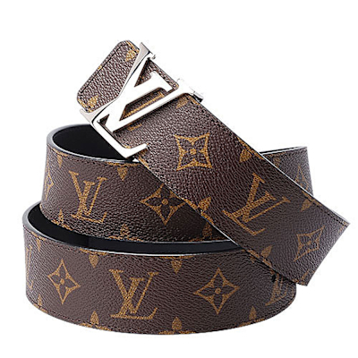 LOUIS VUITTON路易威登 LV M9821T 經典Monogram花紋 LV字樣腰帶/皮帶