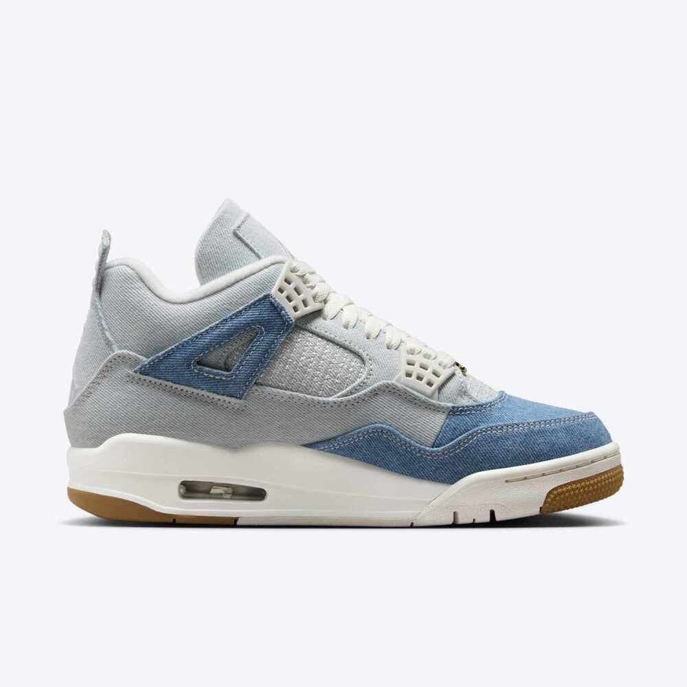 Nike 耐吉WMNS Air Jordan 4 Retro TEX [IB6716-100] 女運動休閒鞋牛仔