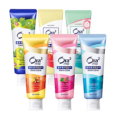 Ora2 me 淨白無瑕牙膏6入組 (3入+贈品3入) (6款任選) 