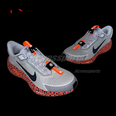 Nike 慢跑鞋Pegasus EasyOn Electric 男鞋灰橘氣墊抽繩HF5457-900