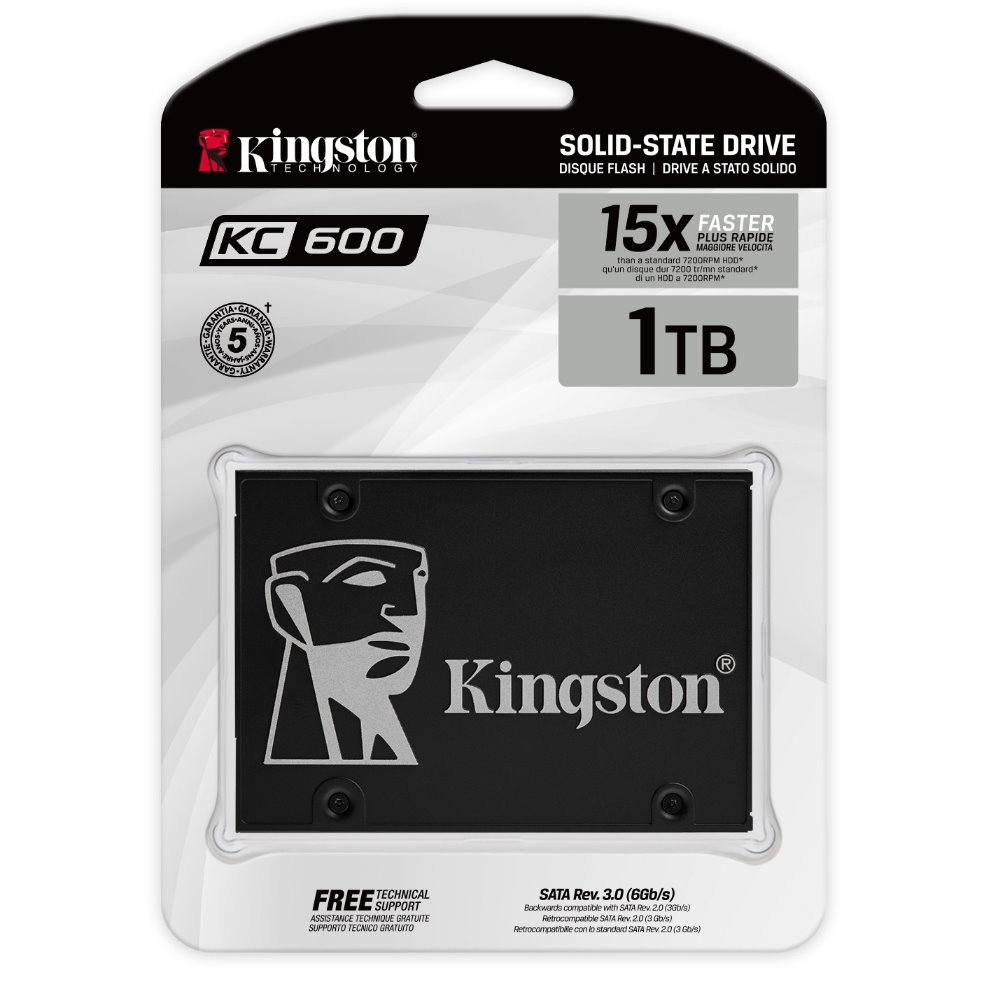 金士頓Kingston SKC600/1024G KC600 SATA3 2.5
