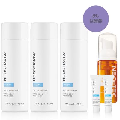 NeoStrata妮傲絲翠 NeoStrata 芯絲翠 油性膚質專用果酸溶液100ml(三入組)