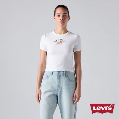 Levi s 印花短版HAYES 短Tee / 微彈性 女生上衣 熱賣單品