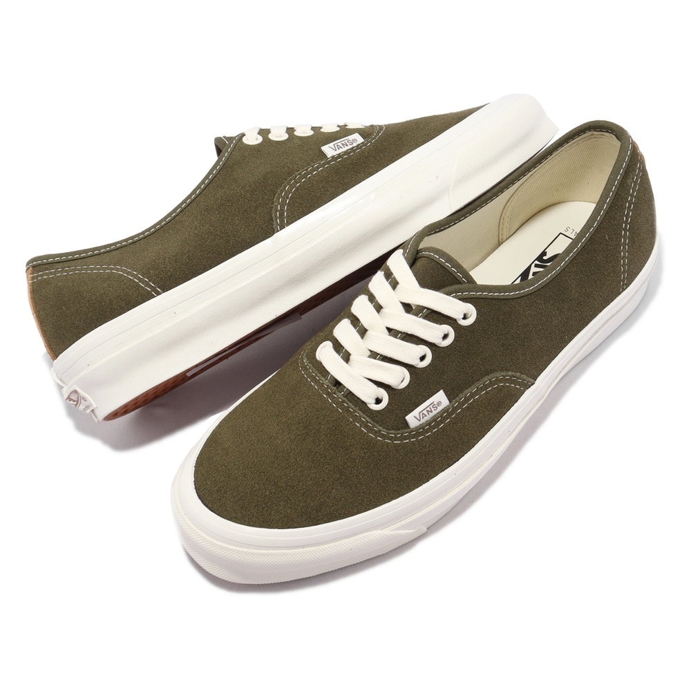 Vans 休閒鞋OG Authentic L Vault 焙茶墨綠男鞋女鞋麂皮情侶鞋