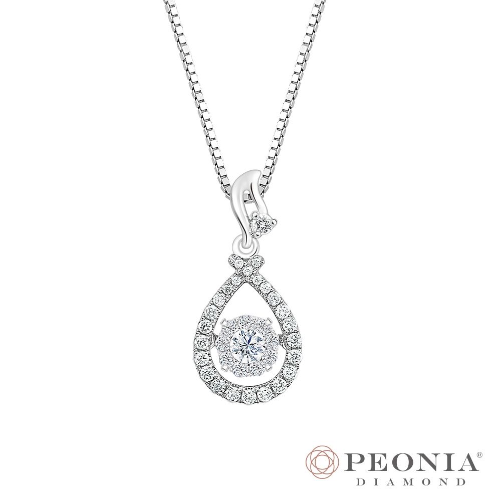 【Peonia Diamond】恆光-水滴 鑽石吊墜(不含鍊)