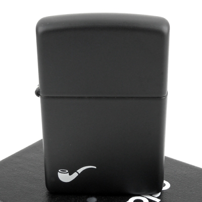 ZIPPO 美系~Pipe Lighter~煙鬥用打火機~黑色烤漆