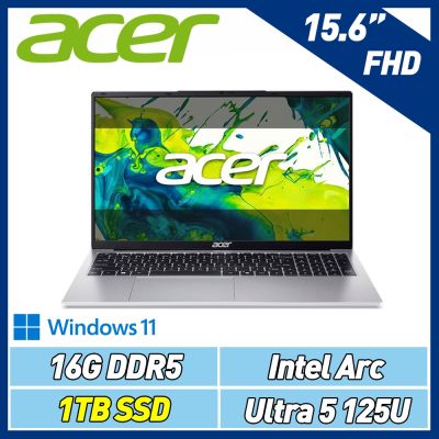Acer 宏碁 Aspire Spin ASP15-51N-57Z5 15.6吋翻轉特仕筆電 銀(CU5-125U/16G/1TB SSD/Win11)