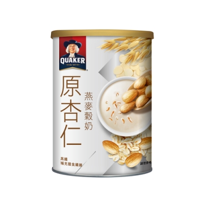 【官方直營】桂格 原杏仁燕麥榖奶(390g)