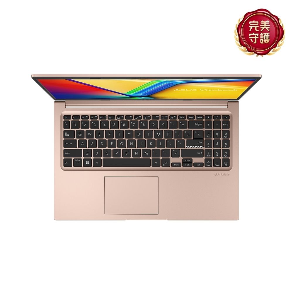 ASUS X1504VA 15.6吋筆電(Core 5 120U/8GB/512G/蜜誘金/Vivobook 15