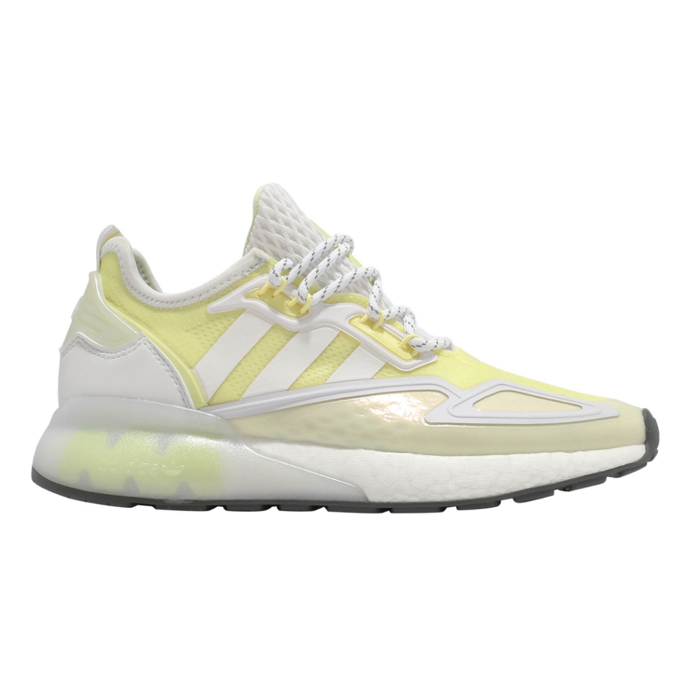 黃黃 adidas 休閒鞋ZX 2K BOOST 運動女鞋愛迪達輕量透氣舒適避震穿搭黃白