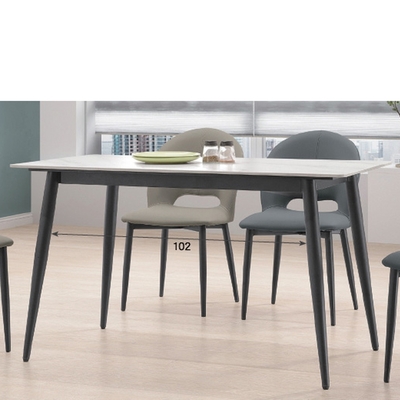AS DESIGN 雅司傢俱-卓別巖板餐桌-130*70*75cm