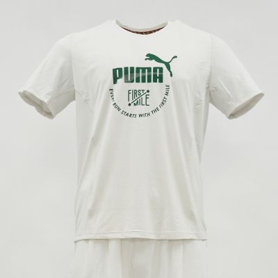 Puma 慢跑系列 First Mile 男款 白色 圓領 T恤 歐規 上衣 運動 休閒 短袖 52500605