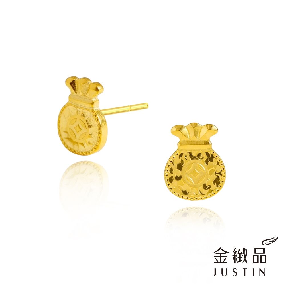 金緻品 黃金耳環 亮福袋 0.30錢 5G工藝