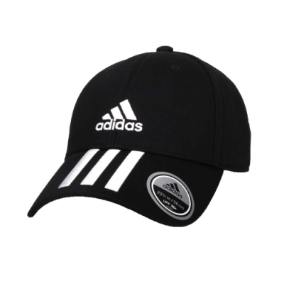 ADIDAS 運動帽-帽子 防曬 遮陽 愛迪達 純棉 FK0894 黑白