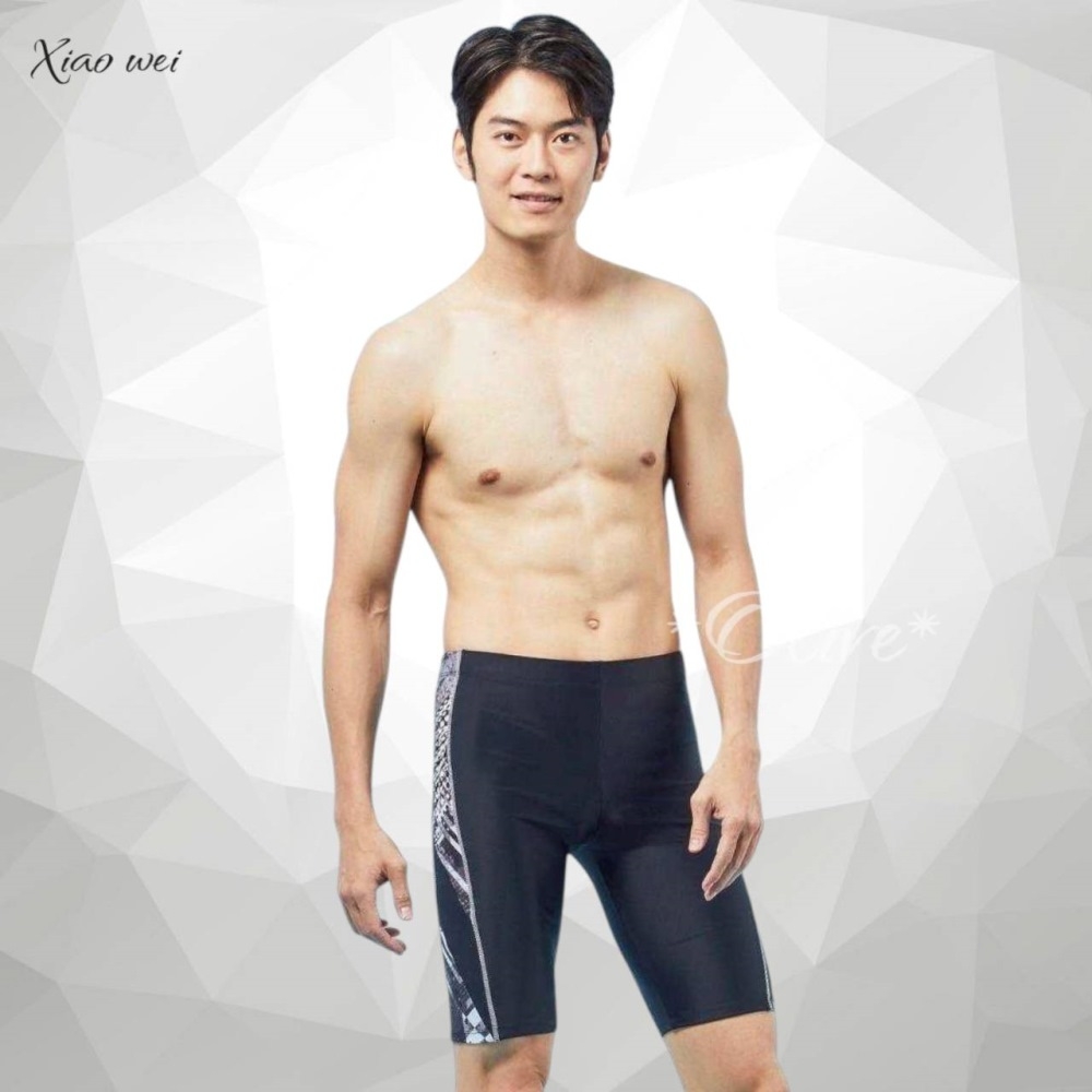 蘋果品牌 流行大男七分泳褲 NO.1143078