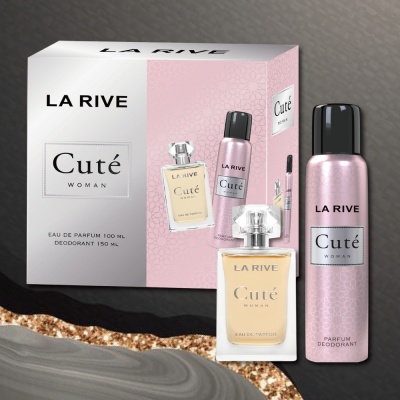 La Rive Cute 蜜糖梔子香氛禮盒組(100ml+噴霧150ml)
