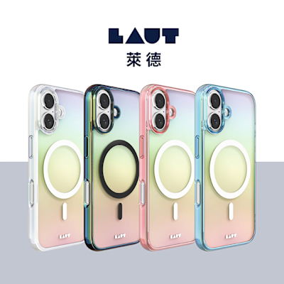 LAUT 萊德 iPhone 16 Plus 磁吸炫彩保護殼