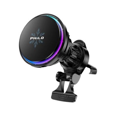 【Philo飛樂】CW15冰炫風無線磁吸快充製冷車架QI2