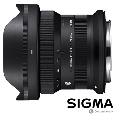SIGMA 10-18mm F2.8 DC DN Contemporary for CANON RF 接環 (公司貨) 超廣角變焦鏡頭 APS-C 無反微單眼鏡頭