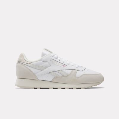 Reebok Classic Leather [100032772] 男女 休閒鞋 運動 經典 復古 麂皮 皮革 米白