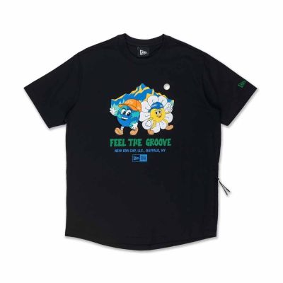 NEW ERA 短袖上衣 OUTDOOR EARTH DAY NE 黑 NE14500074